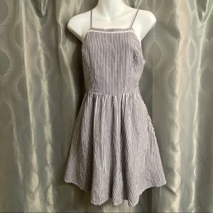 Old Navy Pinstriped Skater Dress X-Small NWT